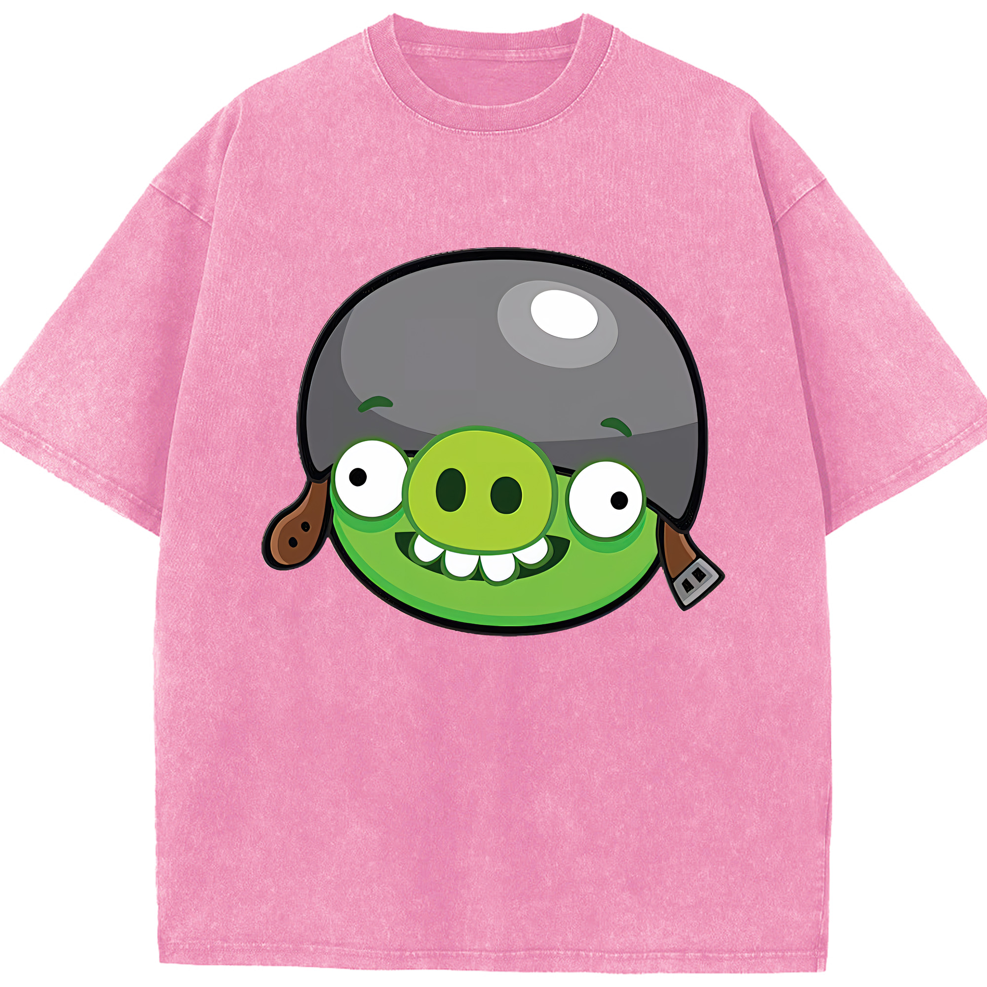 （画像用） Angry Birds アングリーバード 綿100% ヴィンテージ風 半袖Tシャツ（フロントプリント）